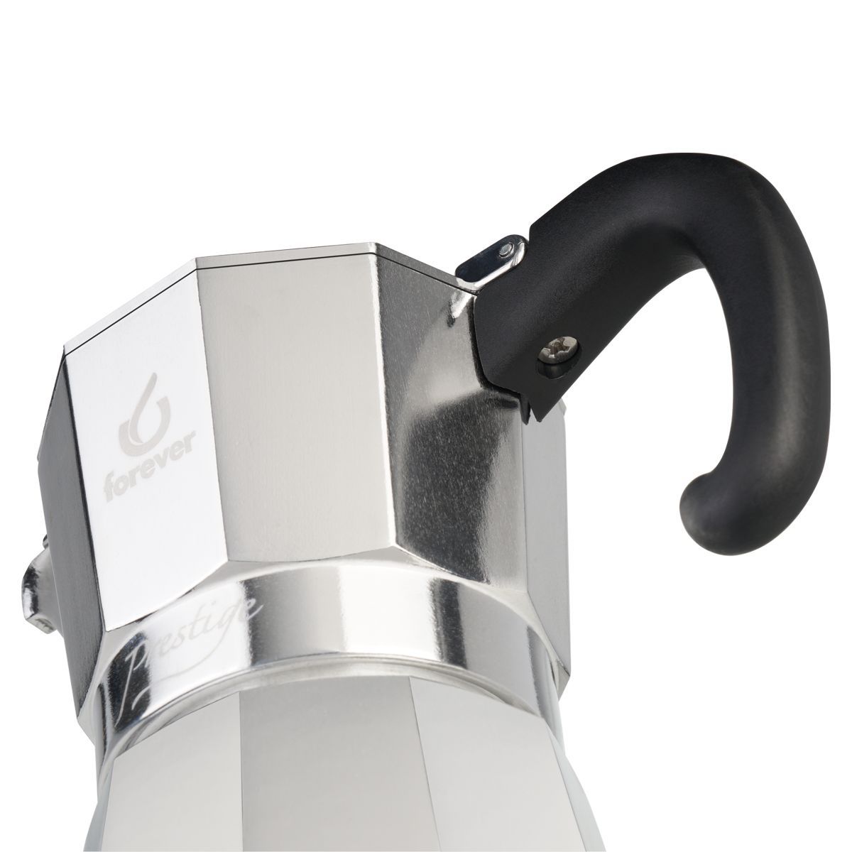 Гейзерная кофеварка алюминиевая "MISS MOKA PRESTIGE" на 6 чашек