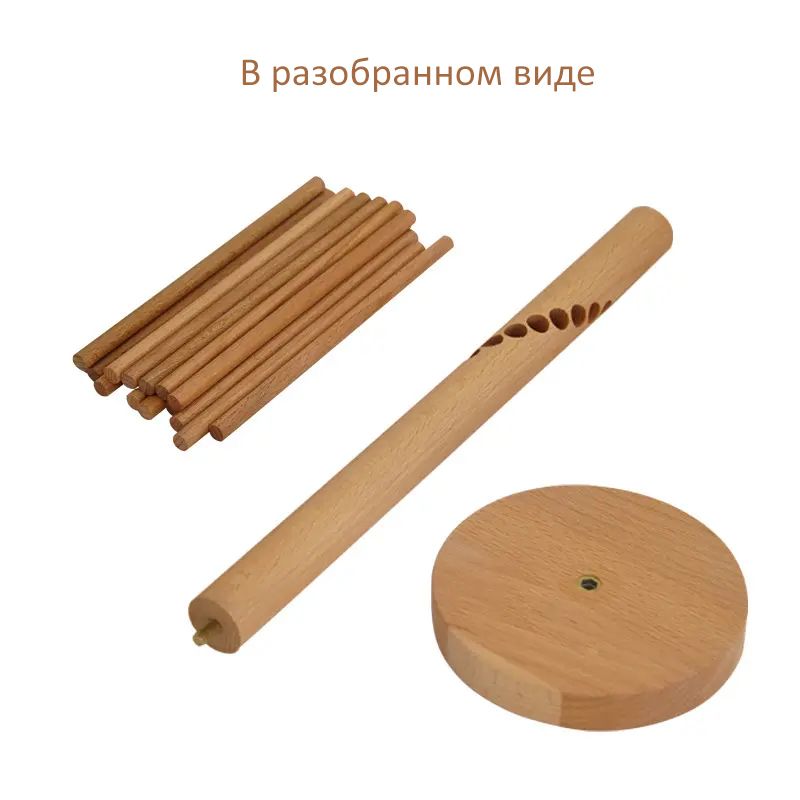 Деревянная складная сушилка для лапши
