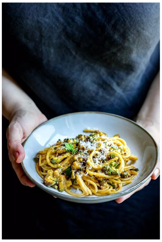 Кабачковая карбонара Кабачковая карбонара