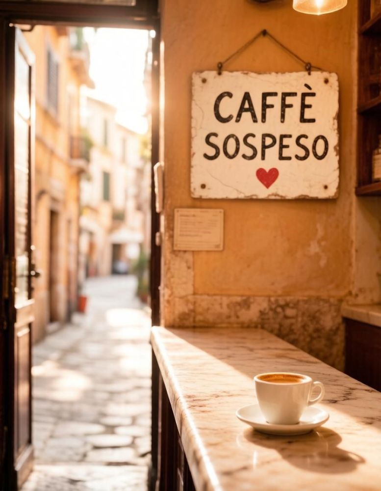CAFFÈ SOSPESO: Самая добрая традиция Неаполя