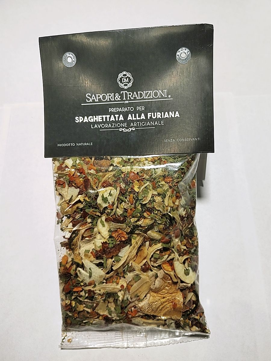 Итальянская приправа для спагетти с грибами - пасты Spaghetatta alla Furiana