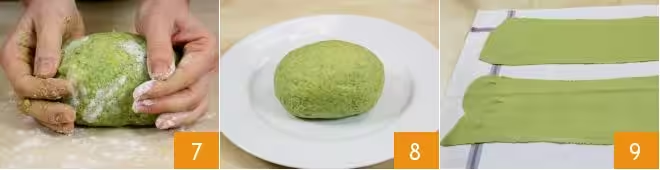 Тесто для зеленой пасты со шпинатом