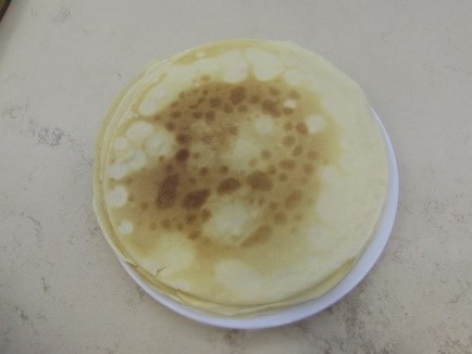 Блинчики с ветчиной и сыром