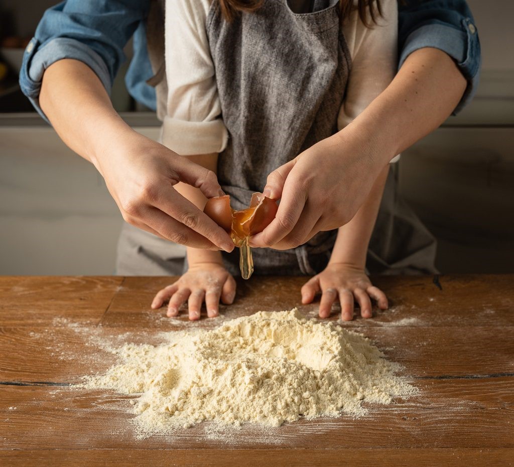 Основные ингредиенты свежей пасты