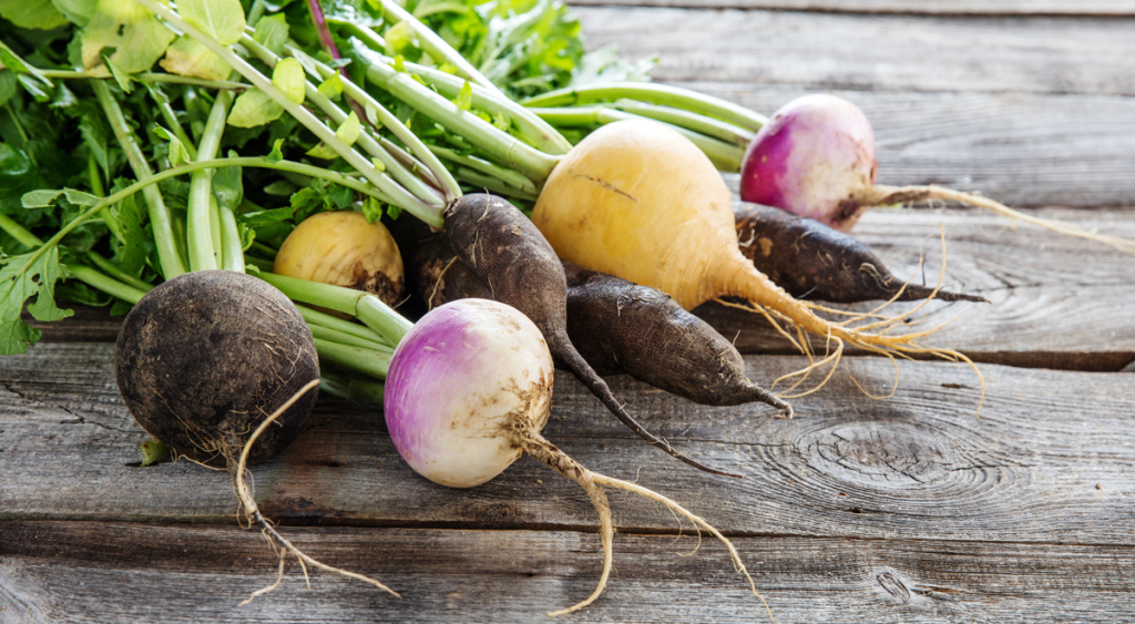 Гратен из репы в молоке