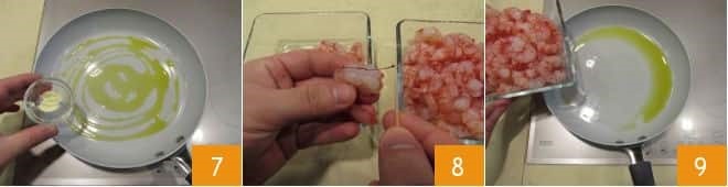 Блины с креветками